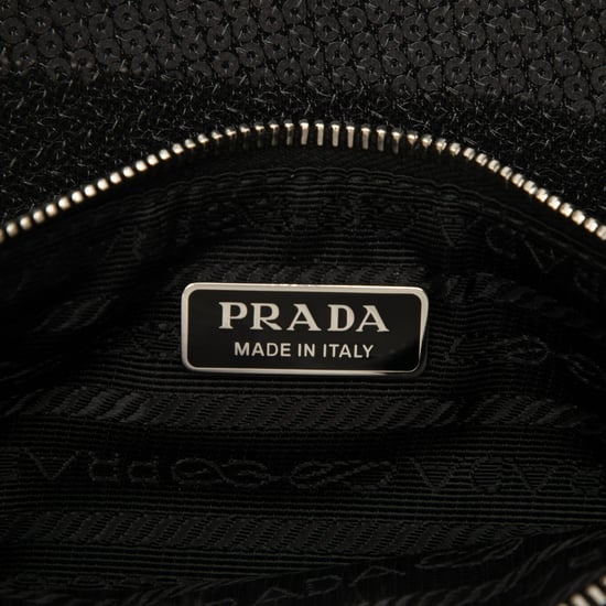 Bolsa Tote de Red con Logo y Lentejuelas Grande de Segunda Mano - Image 5