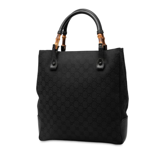 Bolso Tote de Lona Gg Bamboo de Segunda Mano - Image 3
