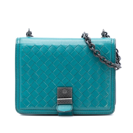 Bolso de Hombro Runway Mini Nappa Intrecciato de Segunda Mano - Image 1