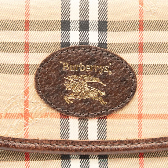 Bolso de lona con estampado Haymarket de segunda mano - Image 5
