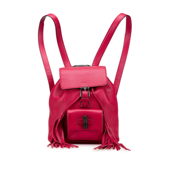 Mochila Diaria de Bambú de Cuero de Segunda Mano - Image 1