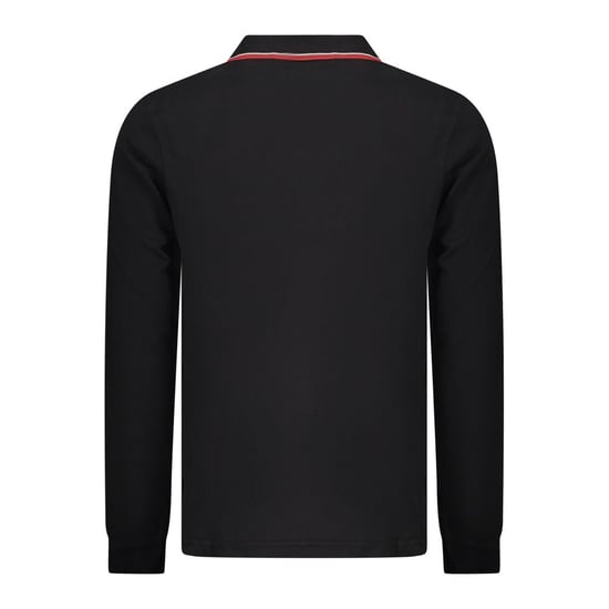 Polo de Hombre Negro de Algodón Norway 1963 - Image 2