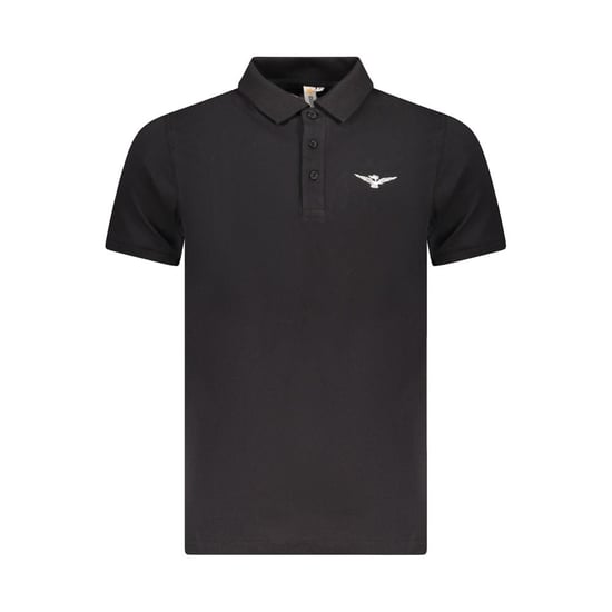 Polo de Hombre de Algodón Negro Accademia Militare - Image 1