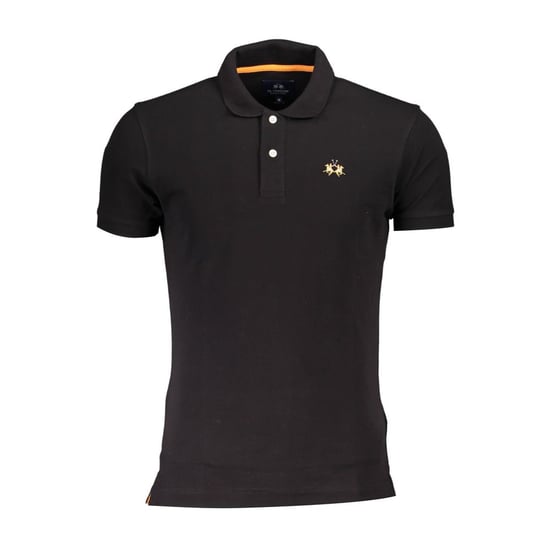 Camisa Polo para Hombre de Algodón Negro La Martina - Image 1