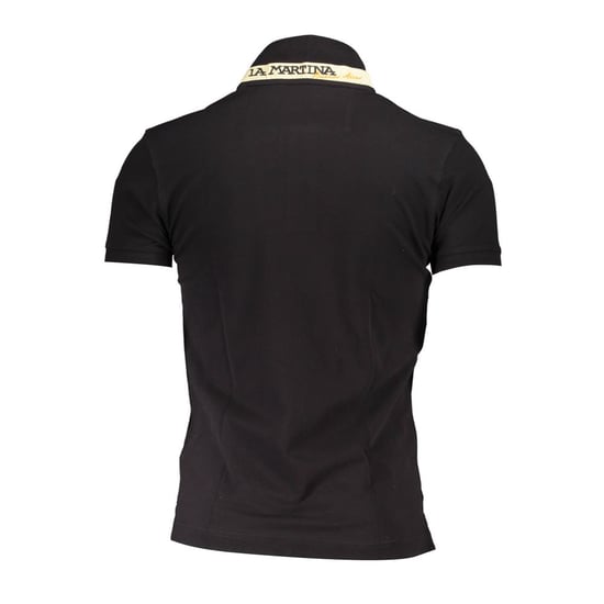 Camisa Polo para Hombre de Algodón Negro La Martina - Image 2