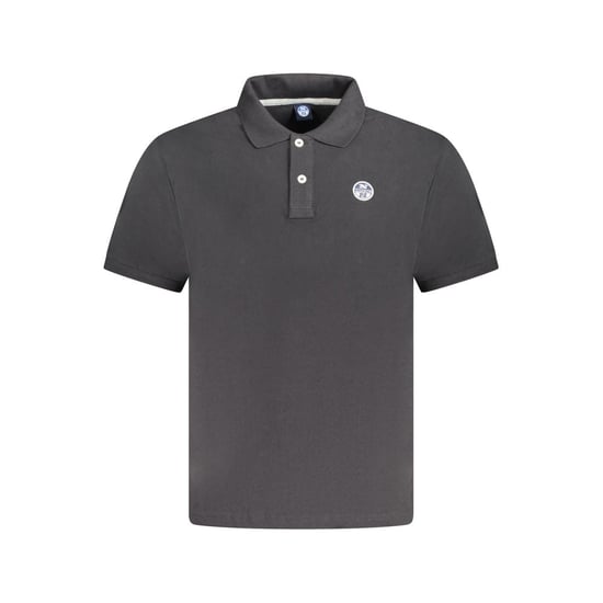 Camisa Polo de Algodón Negra para Hombre North Sails - Image 1