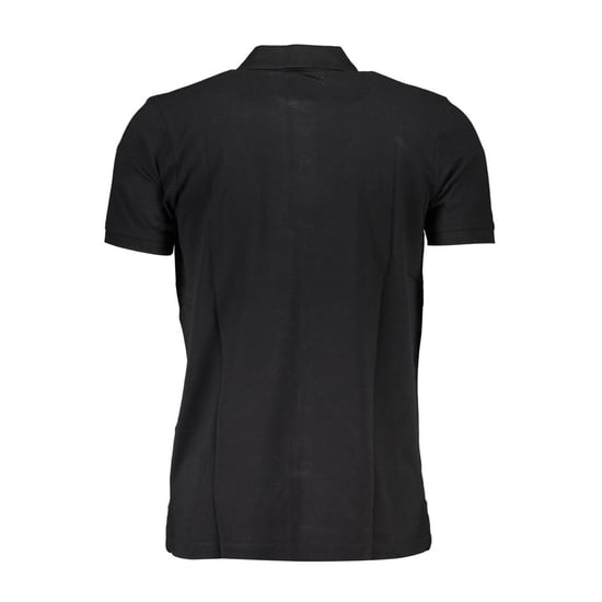 Polo de Hombre de Algodón Negro Gianmarco Venturi - Image 2