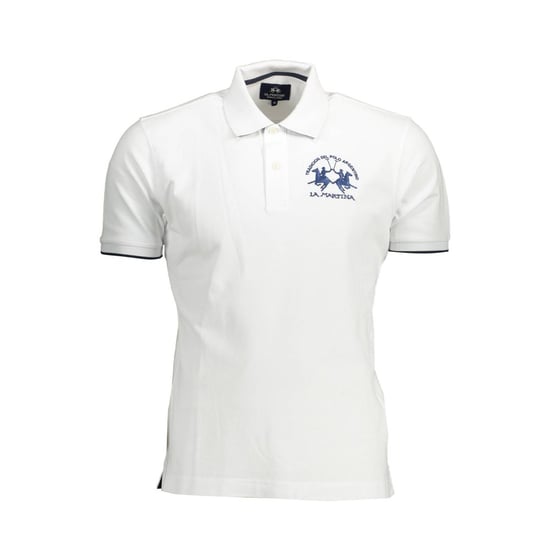 Camisa Polo de Algodón Blanca para Hombre La Martina - Image 1