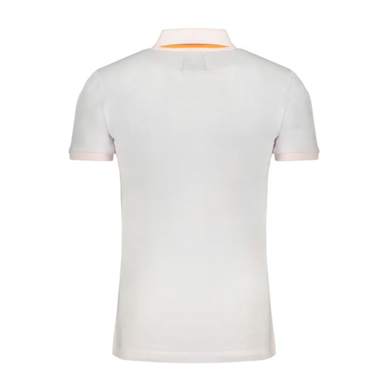 Camisa Polo de Algodón Blanca para Hombre Gianmarco Venturi - Image 2