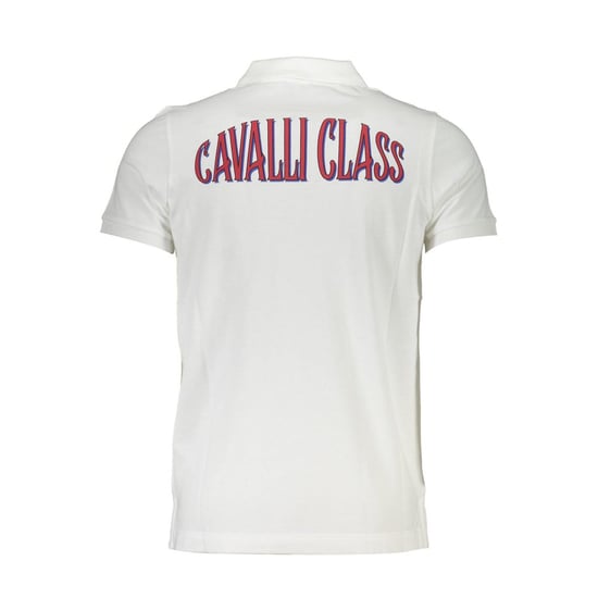 Polo de Algodón Bianco para Hombre Cavalli Class - Image 2