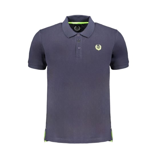 Camisa Polo de Algodón Azul para Hombre Gianmarco Venturi - Image 1