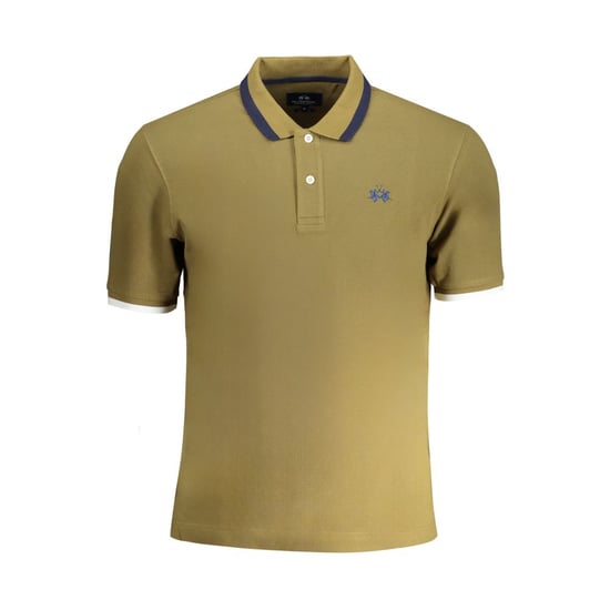 Camisa Polo de Hombre La Martina Verde de Algodón - Image 1