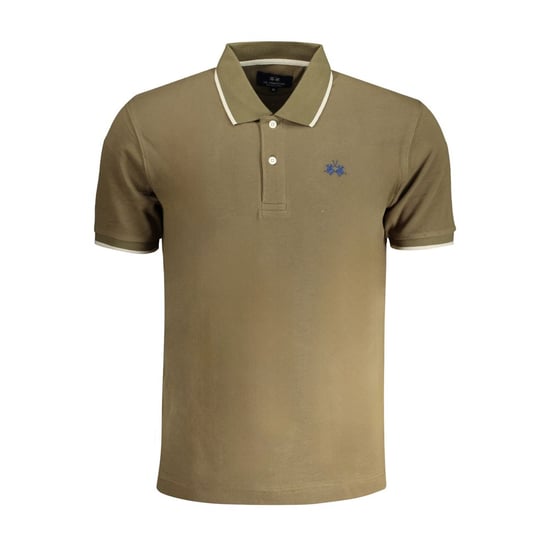 Camisa Polo de Algodón Verde para Hombre La Martina - Image 1