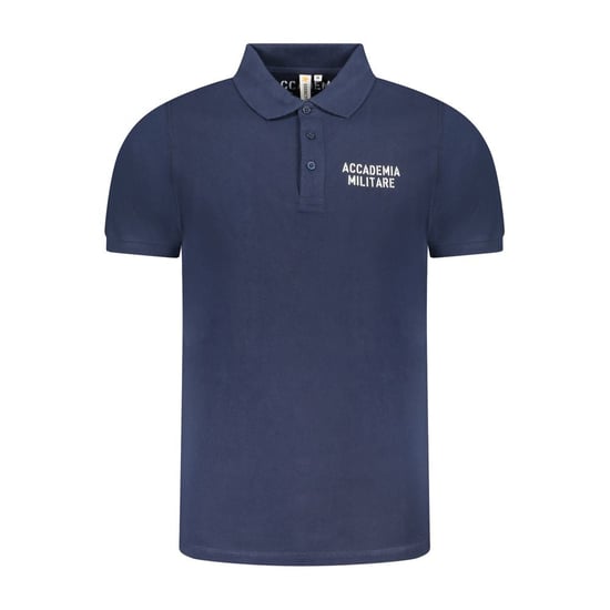 Polo de Hombre de Algodón Azul Academia Militar - Image 1