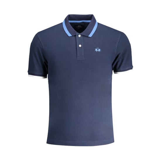 Camisa Polo de Algodón Azul para Hombre La Martina - Image 1