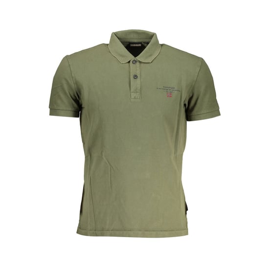 Polo de Hombre Napapijri Verde de Algodón - Image 1