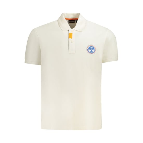 Polo de Hombre Blanco de Algodón Napapijri - Image 1