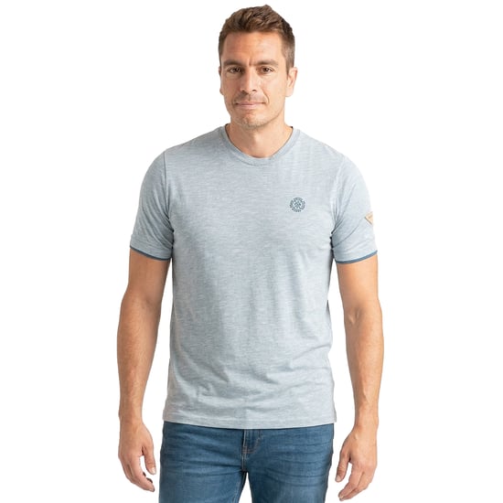Camiseta de manga corta micro-rayas para hombre PRI2532 - Image 1