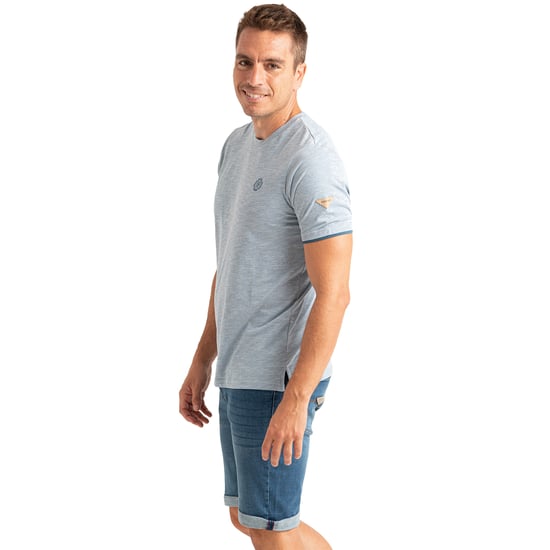 Camiseta de manga corta micro-rayas para hombre PRI2532 - Image 2