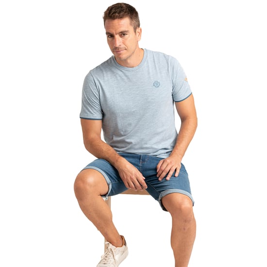 Camiseta de manga corta micro-rayas para hombre PRI2532 - Image 3