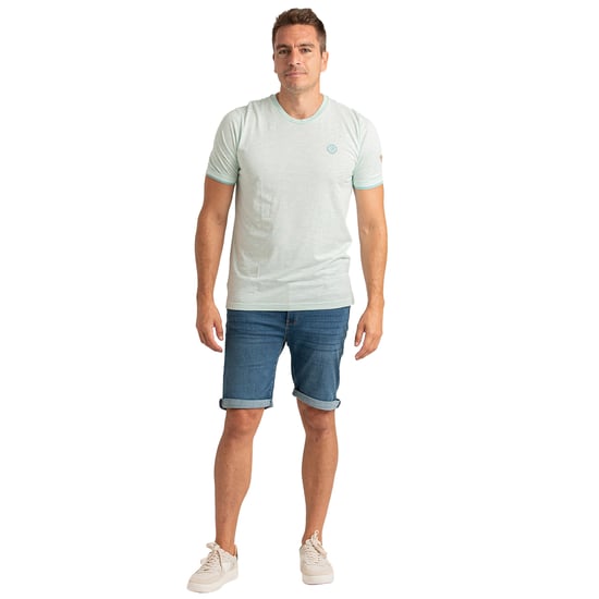 Camiseta de manga corta de micro-rayas para hombres PRI2532 - Image 3