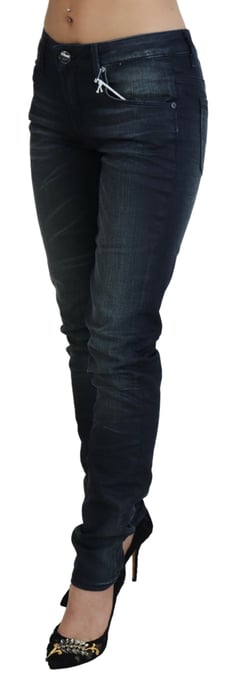 Jeans ajustados de mezclilla con elasticidad - Image 2