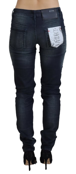 Jeans ajustados de mezclilla con elasticidad - Image 3