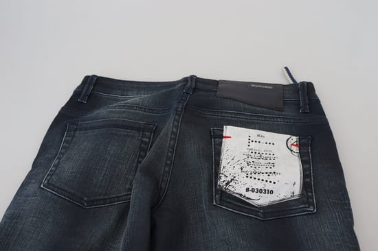 Jeans ajustados de mezclilla con elasticidad - Image 6
