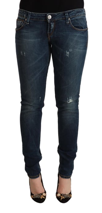 Jeans Ajustados Desgastados - Image 1