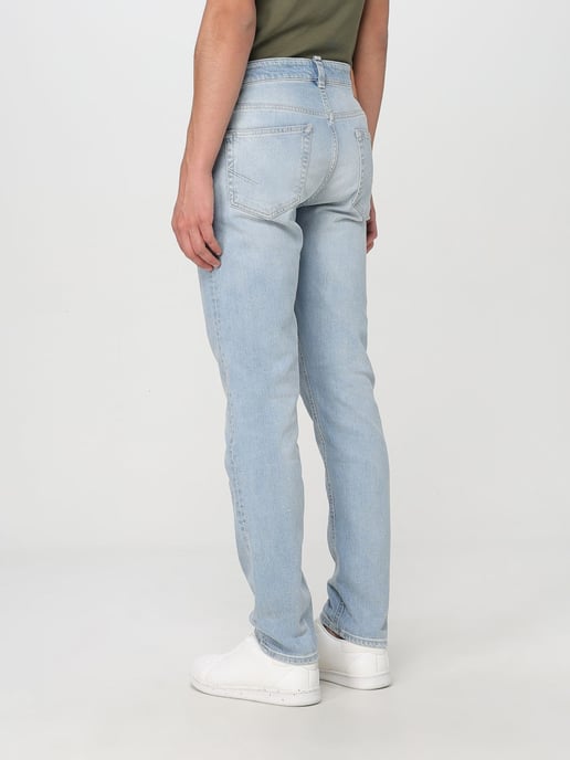Jeans de Tiro Ajustado y Lavado Claro - Image 2