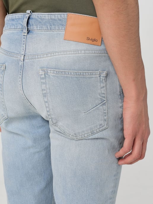 Jeans de Tiro Ajustado y Lavado Claro - Image 3