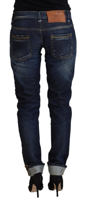 Jeans Ajustados con Detalle Desgastado - Image 3