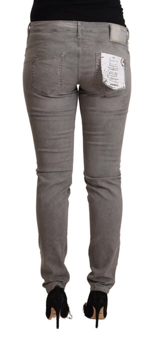 Jeans Grises de Pierna Recta Estilo Pan71841 - Image 3