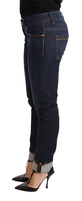 Jeans ajustados con dobladillo vuelto - Image 4
