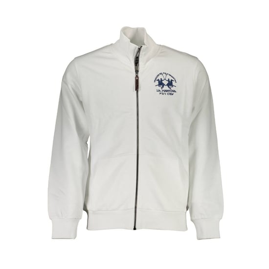 Sudadera de Hombre de Algodón Blanco La Martina - Image 1