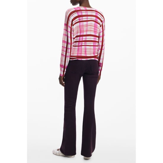 Suéter de Mujer Viscosa Rosa Desigual - Image 2
