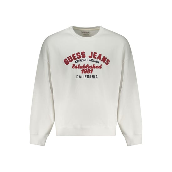 Sudadera de algodón blanca para hombre de Guess Jeans - Image 2