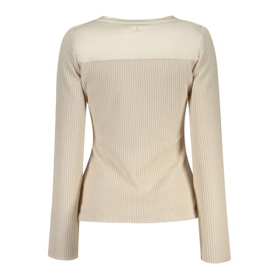 Suéter de poliéster beige para mujer Guess Jeans - Image 2