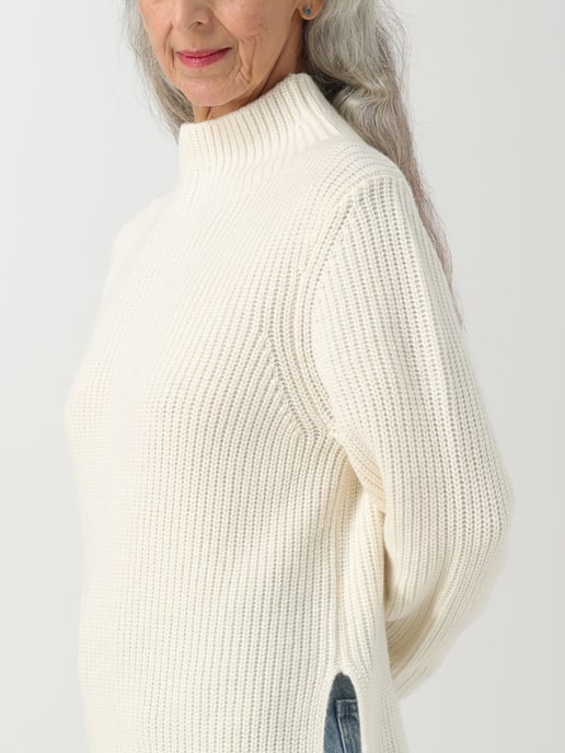 Suéter de merino con cuello alto acanalado - Image 3