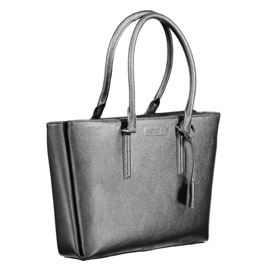 Bolso de hombro de poliuretano negro para mujer Calvin Klein - Image 2