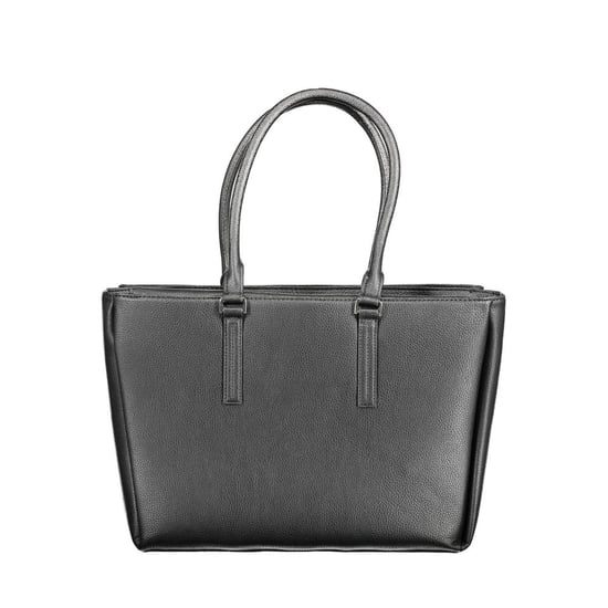 Bolso de hombro de poliuretano negro para mujer Calvin Klein - Image 3