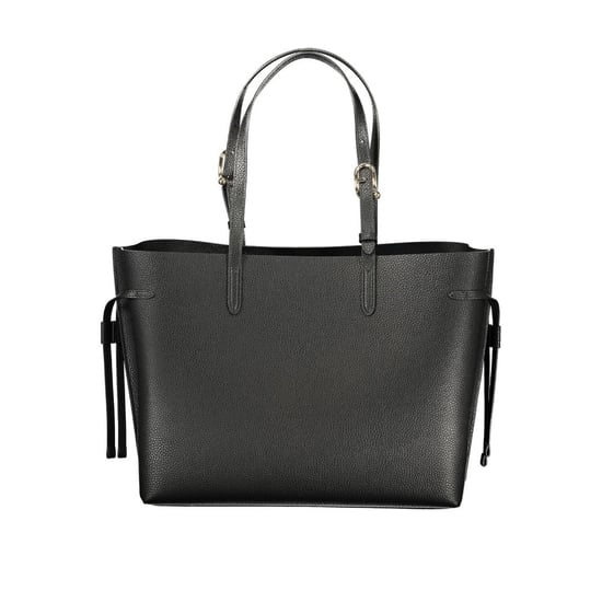 Bolso de Mano de Cuero Negro para Mujeres Furla - Image 2
