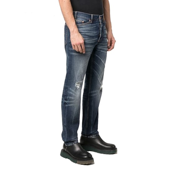 Jeans de algodón azul rectos Palm Angels - Image 2