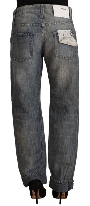 Jeans Boyfriend ajustados con puños - Image 3