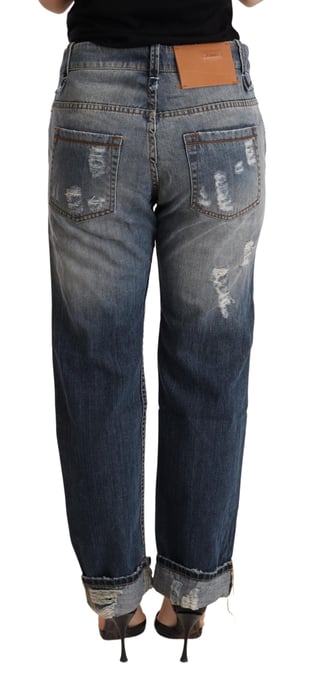 Jeans Boyfriend Desgastados y Rasgados - Image 3