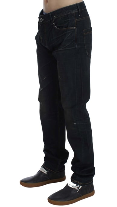 Jeans de pierna recta en tono oscuro - Image 3