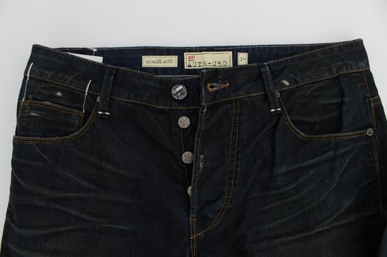Jeans de pierna recta en tono oscuro - Image 5