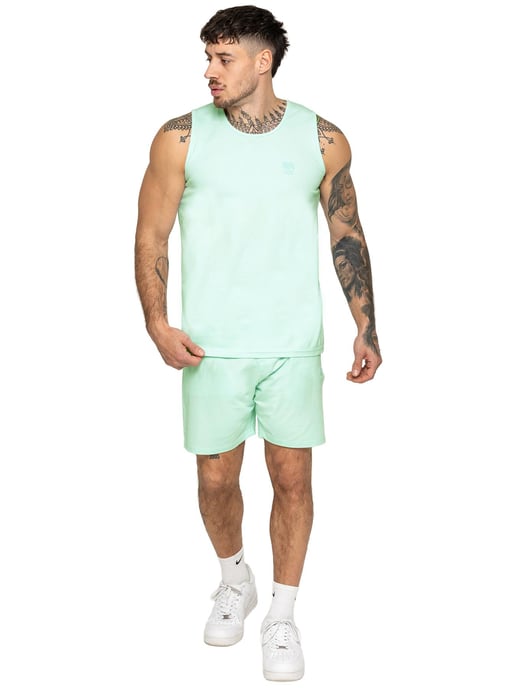 Enzo | Chándal de gimnasio para hombre con chaleco y pantalones cortos - Image 1