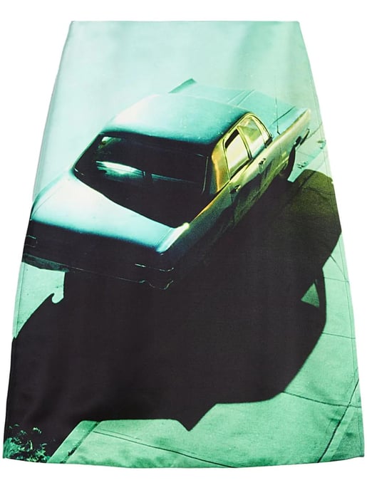 Falda Dibujo Coche Verde - Image 3