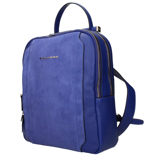 Mochila de Cuero Azul Piquadro - Image 2